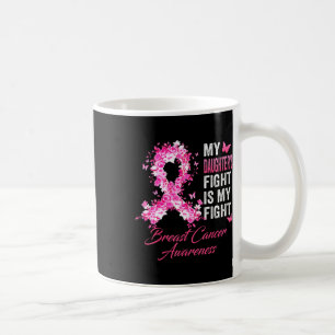 Mug La lutte de la fille est mon combat cancer du sein