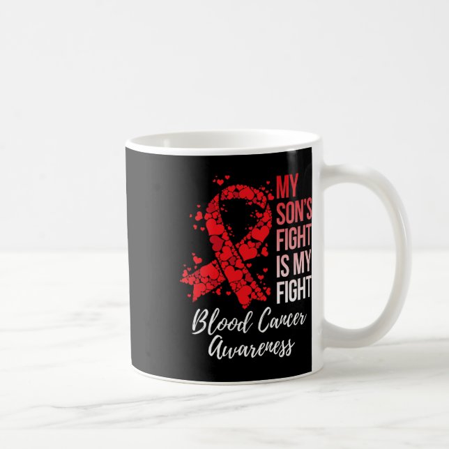 Mug La lutte de mon fils est ma lutte Sensibilisation  (Droite)