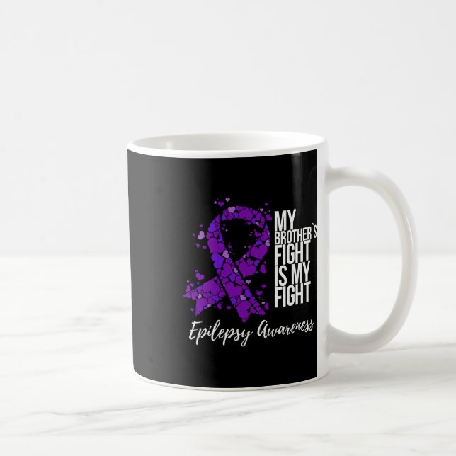 Mug La lutte de mon frère est ma lutte Sensibilisation (Droite)