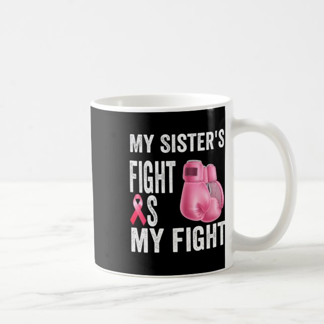 Mug La lutte de Soeur est ma lutte Conscience du cance (Droite)