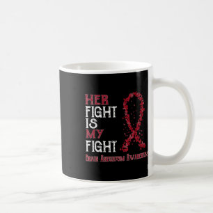 Mug La lutte est mon combat Cerveau Aneurysme sensibil