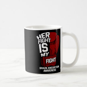 Mug La lutte est mon combat Cerveau Aneurysme soutien