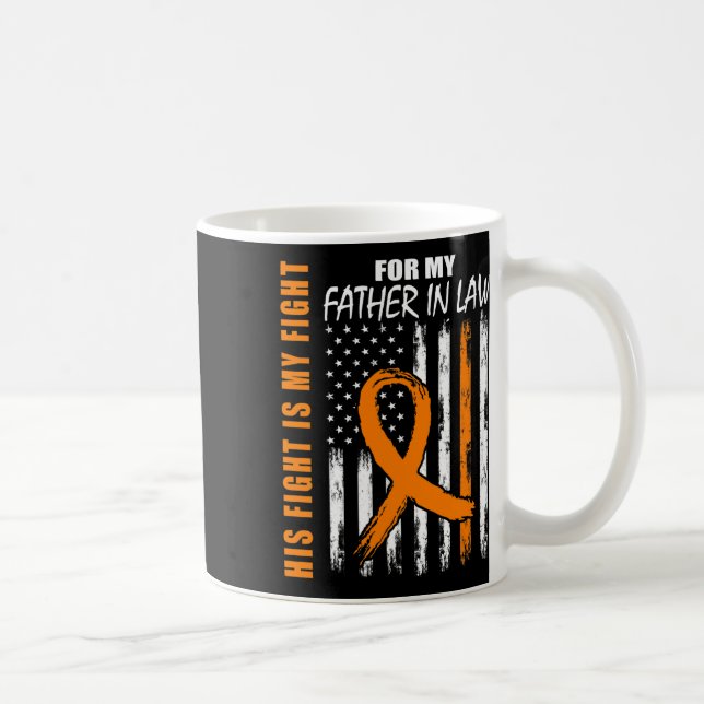 Mug La Lutte Est Mon Père De Lutte Dans La Leucémie Dr (Droite)