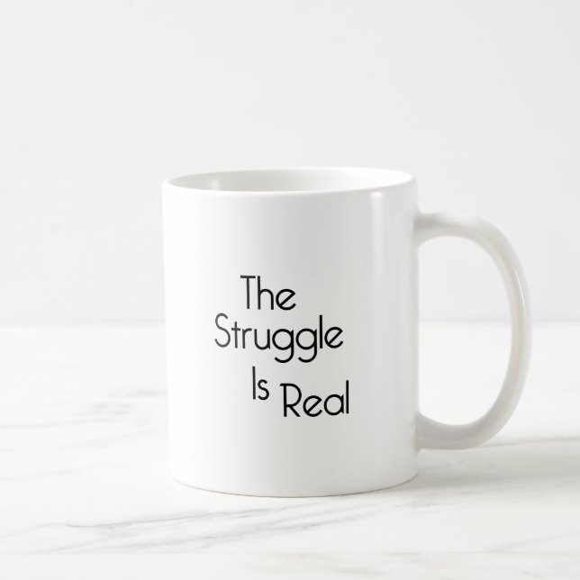 Mug La lutte est vraie (Droite)