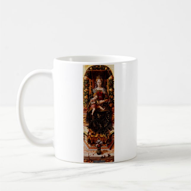 Mug La Madonna della Candeletta Carlo Crivelli Art (Gauche)
