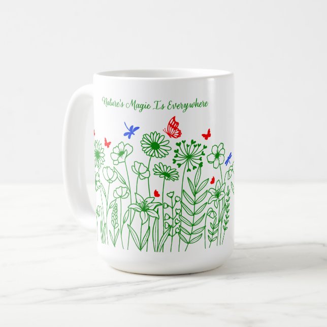 Mug La magie de la nature est partout (Devant gauche)
