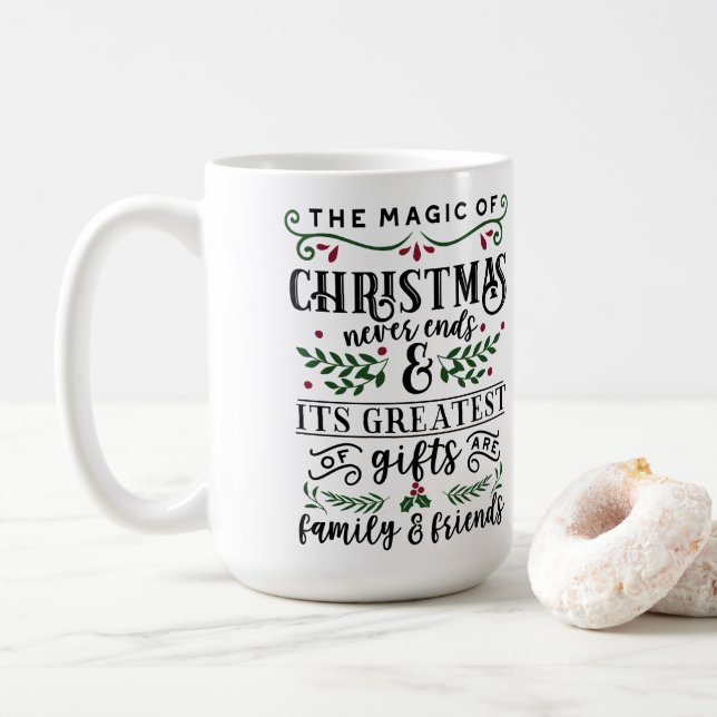Mug La magie de Noël... (Avec donut)