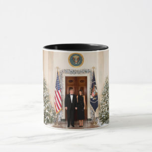 Mug La Maison Blanche de Noël de Donald & Melania Trum