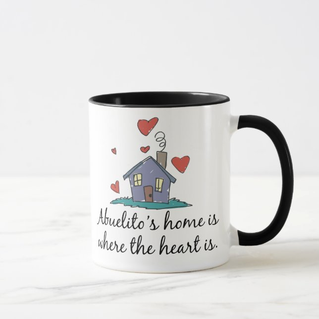Mug La maison d'Abuelito est où le coeur est (Droite)