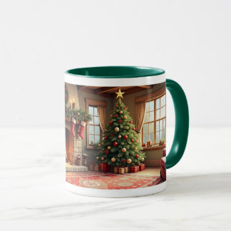 Mug La maison de grand-mère à Noël