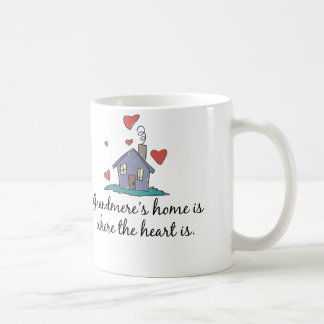 Mug La maison de Grandmere est où le coeur est