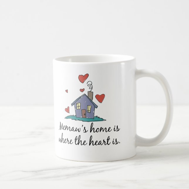 Mug La maison de Memaw est où le coeur est (Droite)