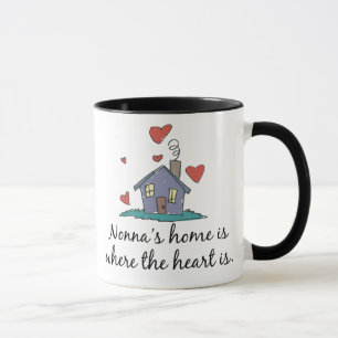 Mug La maison de Nonna est où le coeur est