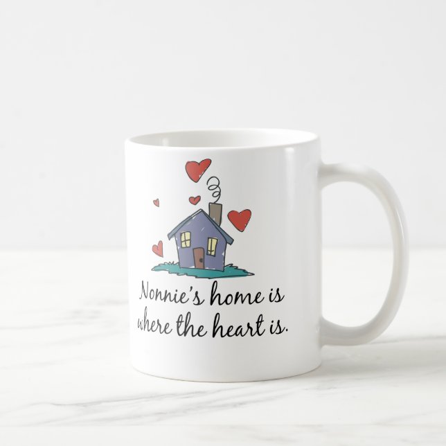 Mug La maison de Nonnie est où le coeur est (Droite)