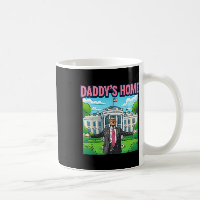 Mug La Maison de Papa Maison Blanche 2025 Président Tr (Droite)