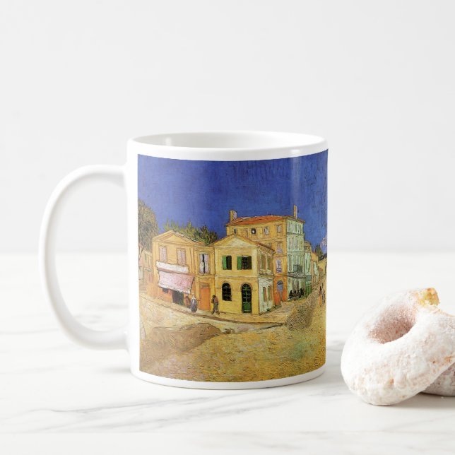 Mug La maison de Vincent à Arles par Vincent van Gogh (Avec donut)