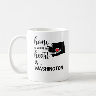 Mug La maison de Washington est le coeur