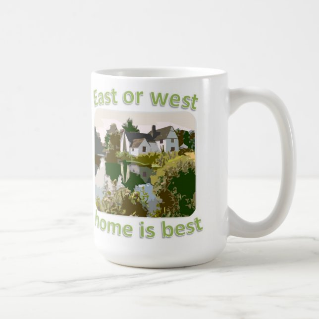 Mug La maison d'est ou occidentale est la meilleure (Droite)