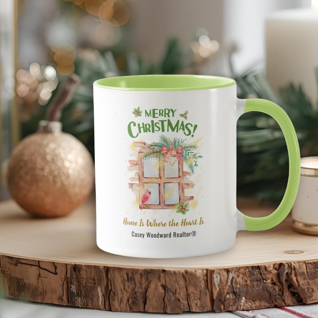 Mug La maison est là où le coeur | Marketing immobilie (Créateur téléchargé)