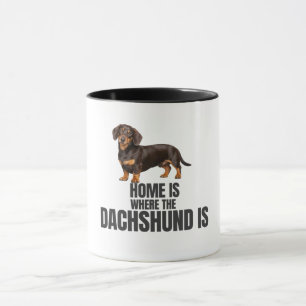 Mug La maison est là où se trouvent le chocolat et le