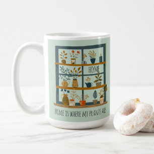 Mug La maison est là où sont mes plantes   Plantes en 