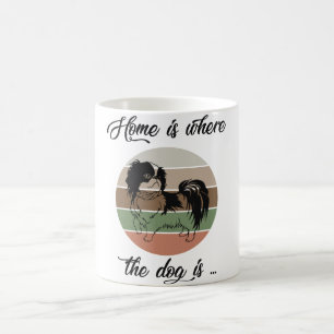Mug La Maison Est Où Est Le Chien, Chien Japonais Chin