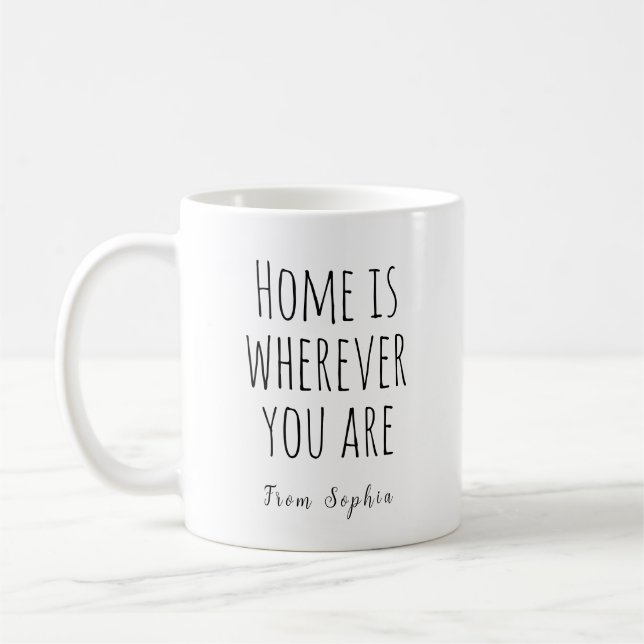 Mug La maison est où que vous soyez (Gauche)