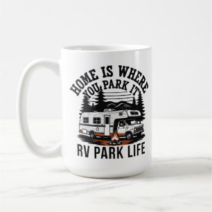 Mug La maison est où vous la gare