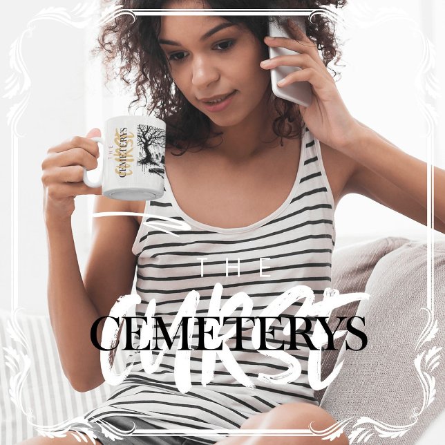 Mug La malédiction des cimetières (The Cemeterys Curse cover from The Beekeeper Store)