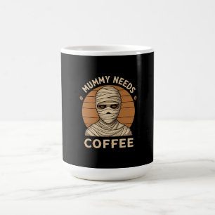 Mug La maman a besoin de café - Humour d'Halloween