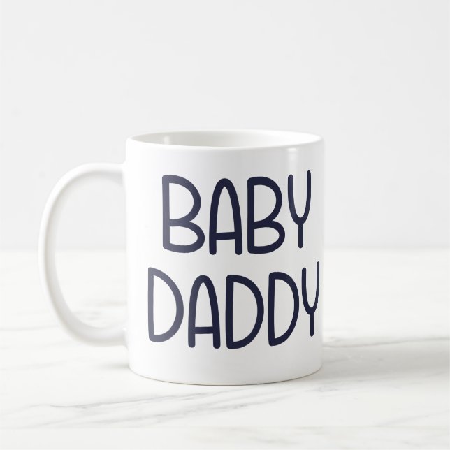 Mug La maman Baby Daddy (c.-à-d. père) de bébé (Gauche)