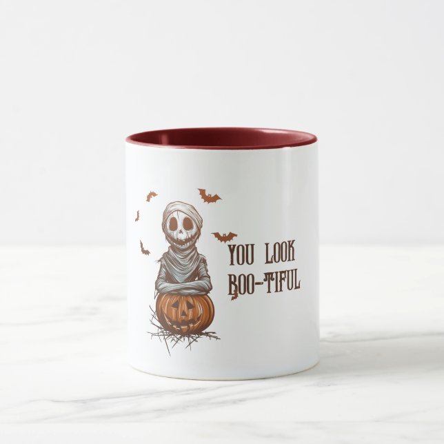 Mug La maman d'Halloween et les chauves-souris (Centre)
