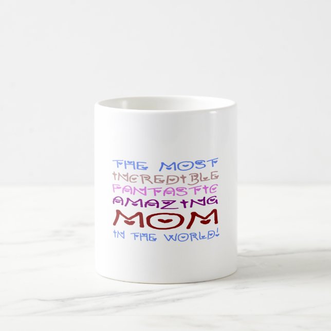 Mug La maman extraordinaire fantastique la plus (Centre)