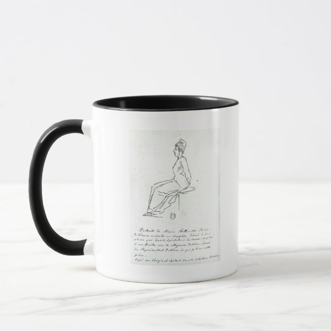 Mug La manière de Marie-Antoinette à son exécution (Gauche)