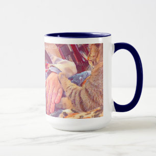 Mug La manière des chats attaquent au sujet de la