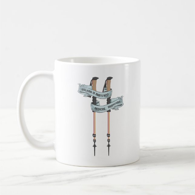 Mug la marche est le meilleur médicament Hippocrate ra (Gauche)