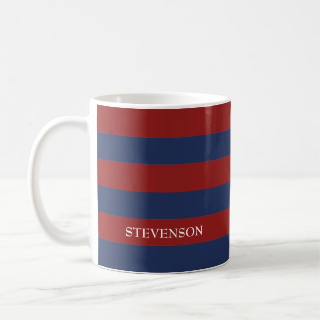Mug La Marine et le Rugby Rouge (Gauche)
