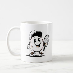 Mug La Mascotte De Baseball-Tennis Gaie