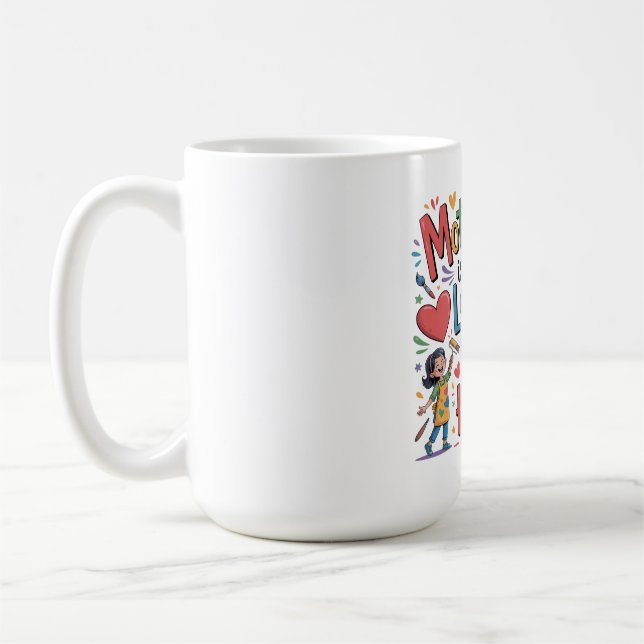 Mug La maternité est l'art d'aimer de tout son cœur (Gauche)