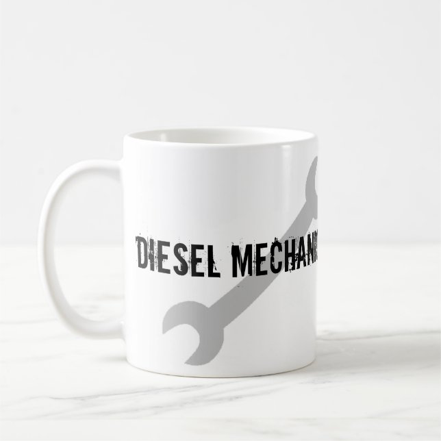 Mug La mécanique diesel a de plus grands outils ! (Gauche)