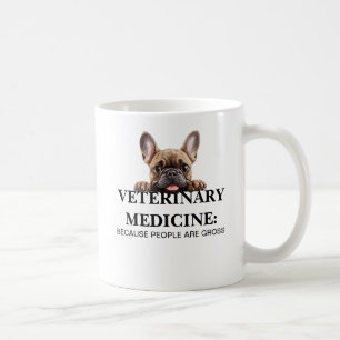 Mug La médecine vétérinaire parce que les gens sont bê