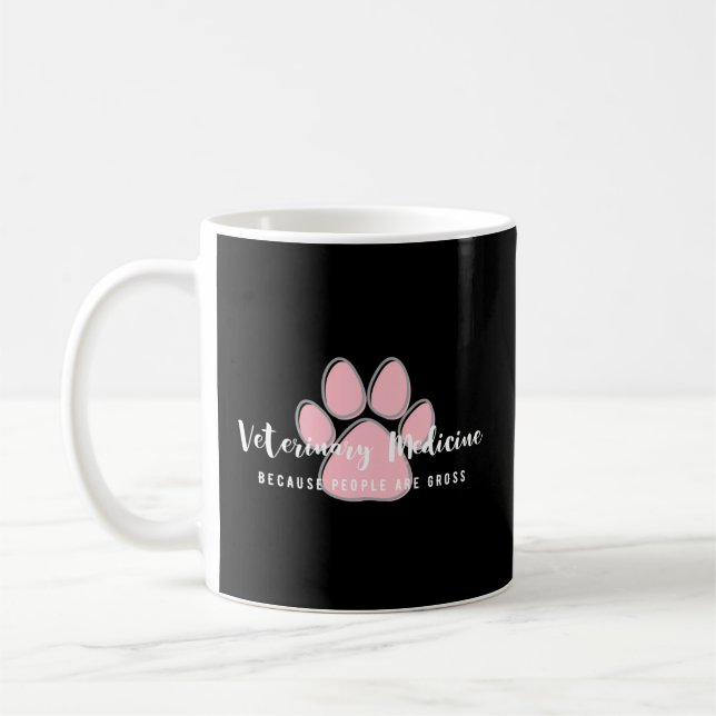 Mug La médecine vétérinaire parce que les gens sont gr (Gauche)