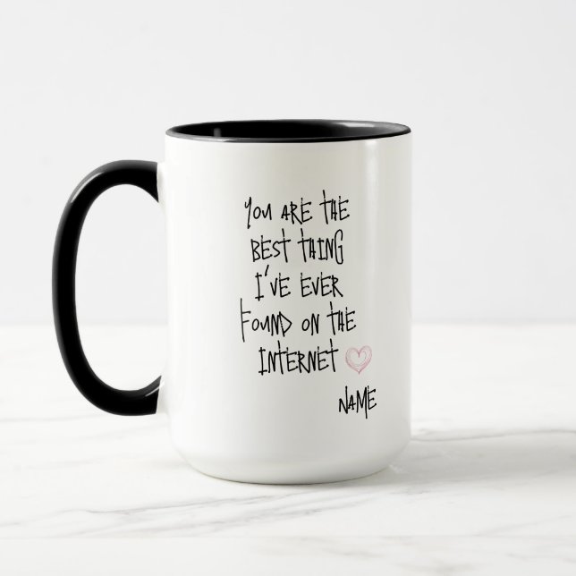 Mug La Meilleure Chose Que J'Ai Trouvé Internet Café M (Gauche)