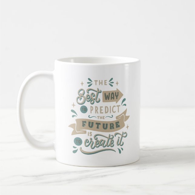 Mug la meilleure façon de prédire l'avenir (Gauche)