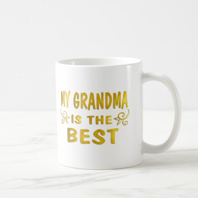 Mug La meilleure grand-maman (Droite)