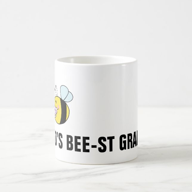 Mug La meilleure grand-maman du monde (abeille) (Centre)