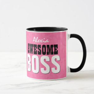 Mug La meilleure grunge V31 de rose du PATRON du monde