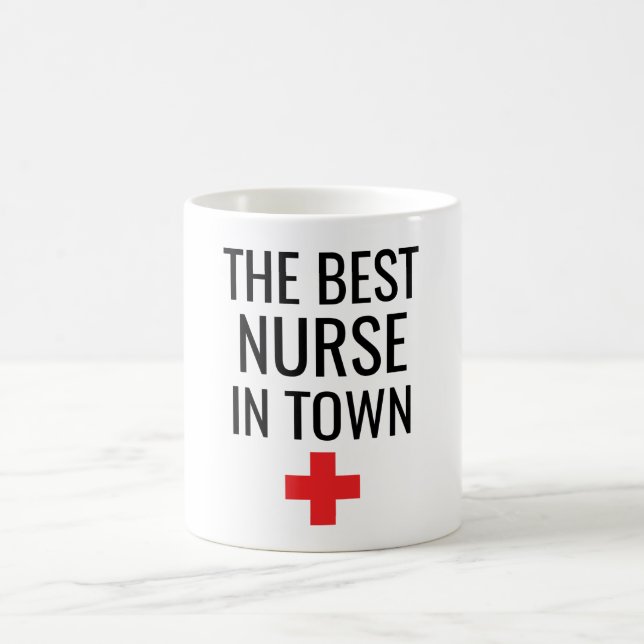 Mug La Meilleure Infirmière de la Ville (Centre)