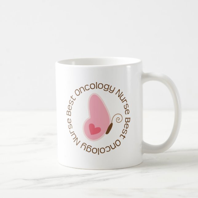 Mug La meilleure infirmière d'oncologie (Droite)