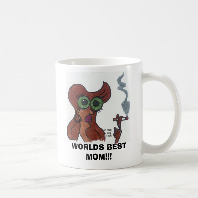 MUG LA MEILLEURE MAMAN DES MONDES ! ! ! (Droite)